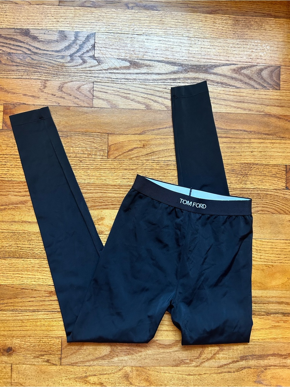 black full length tom ford leggings